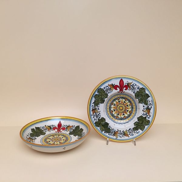 SET OF PASTA-SOUP BOWLS OF CM.22 DIAMETER, CM.5H.